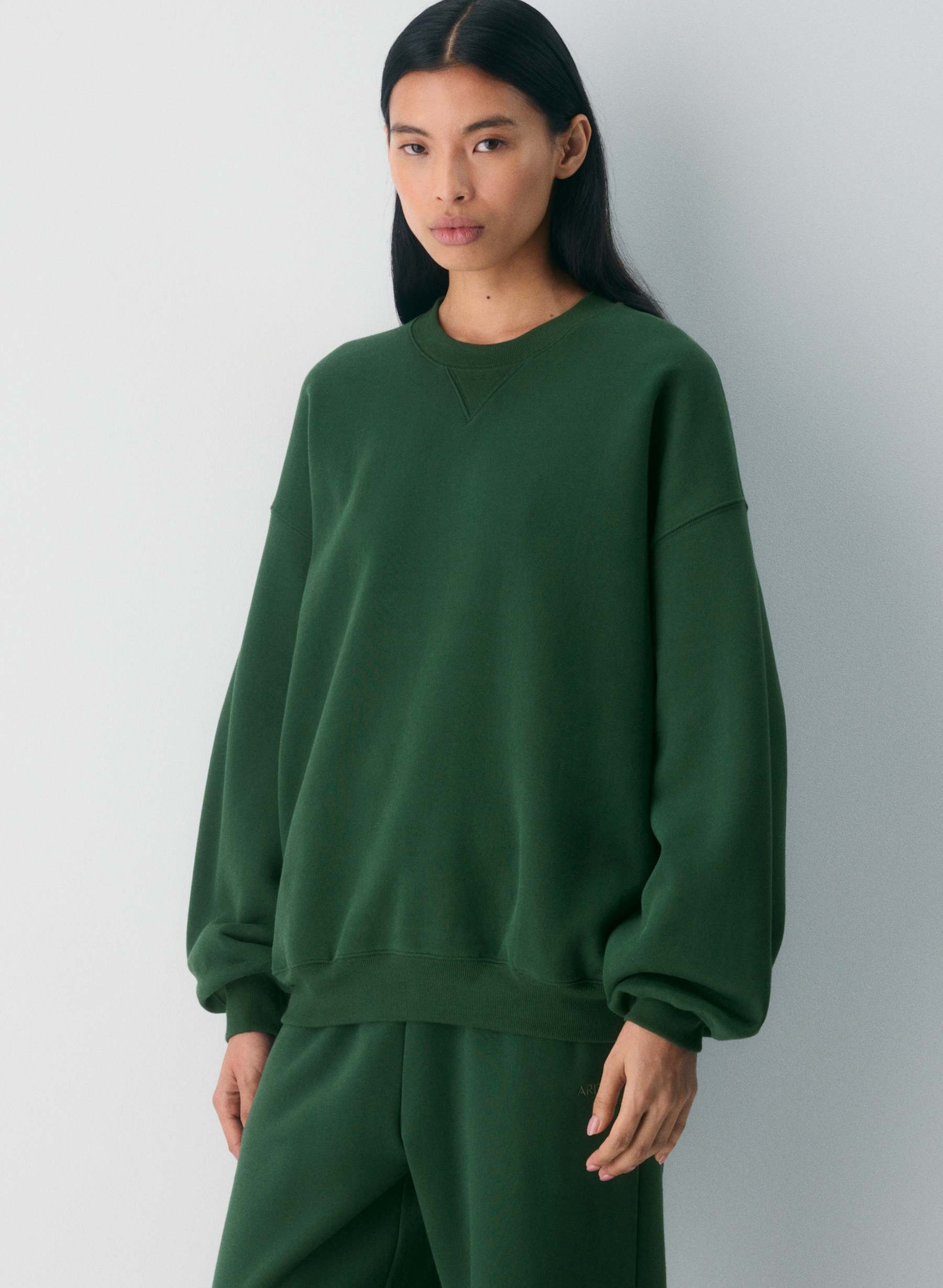 Cozy Sweatfleece New Mega Crew Sweatshirt