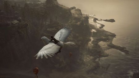 Highwing the white Hippogriff in Hogwarts Legacy