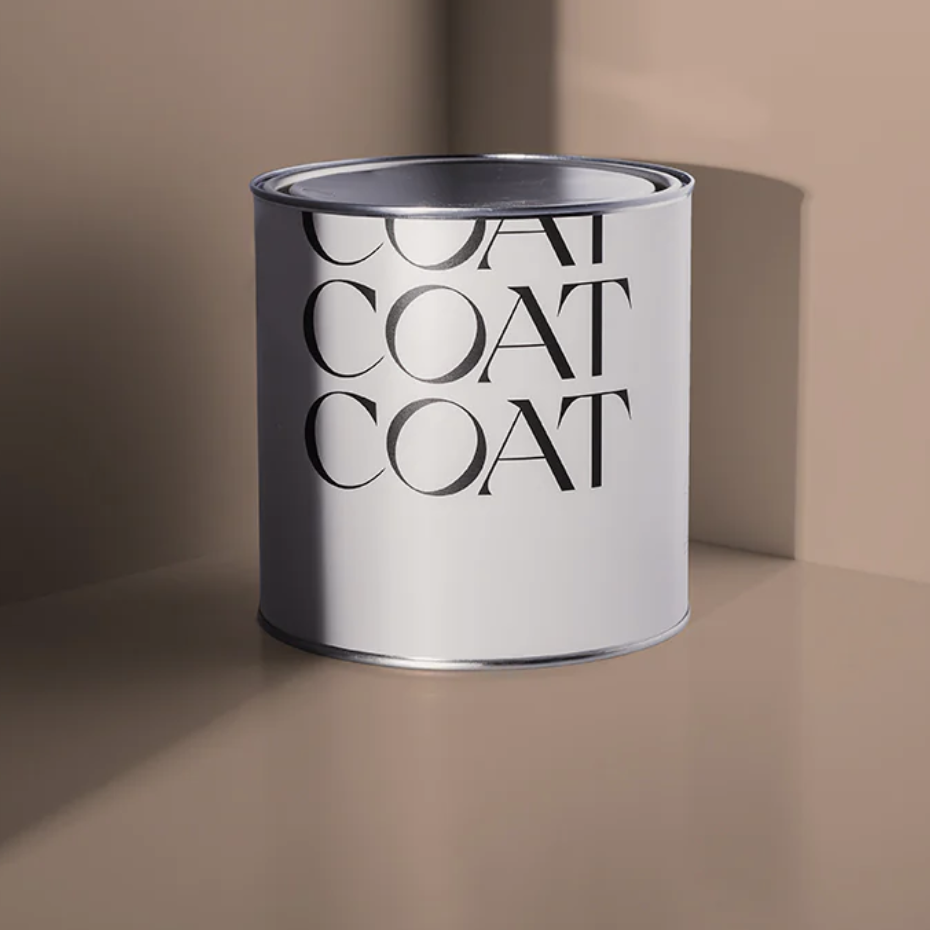 tin of coat paint