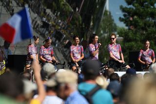 Human Powered Health sign on for stage one of the Tour de France Femmes 2024