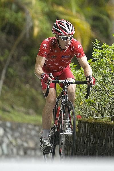 Peter McDonald (Drapac Porsche) finished the stage in fourth place; is fourth overall and equal on points in the KOM competition with Jose Rujano.