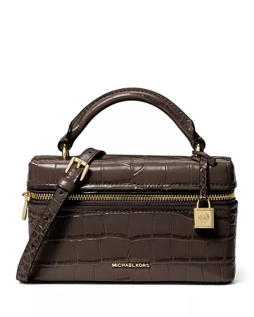 Jana Mini Leather Top Handle Crossbody Bag