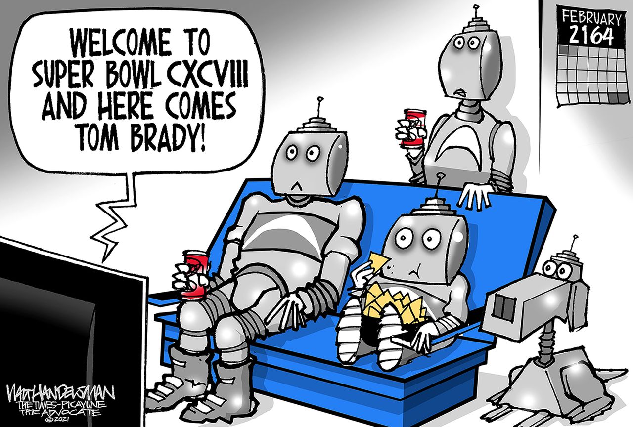 Editorial Cartoon U.S. tom brady super bowl&amp;amp;nbsp;