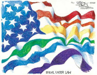 Editorial Cartoon U.S. supreme court&nbsp;LGBTQ rights