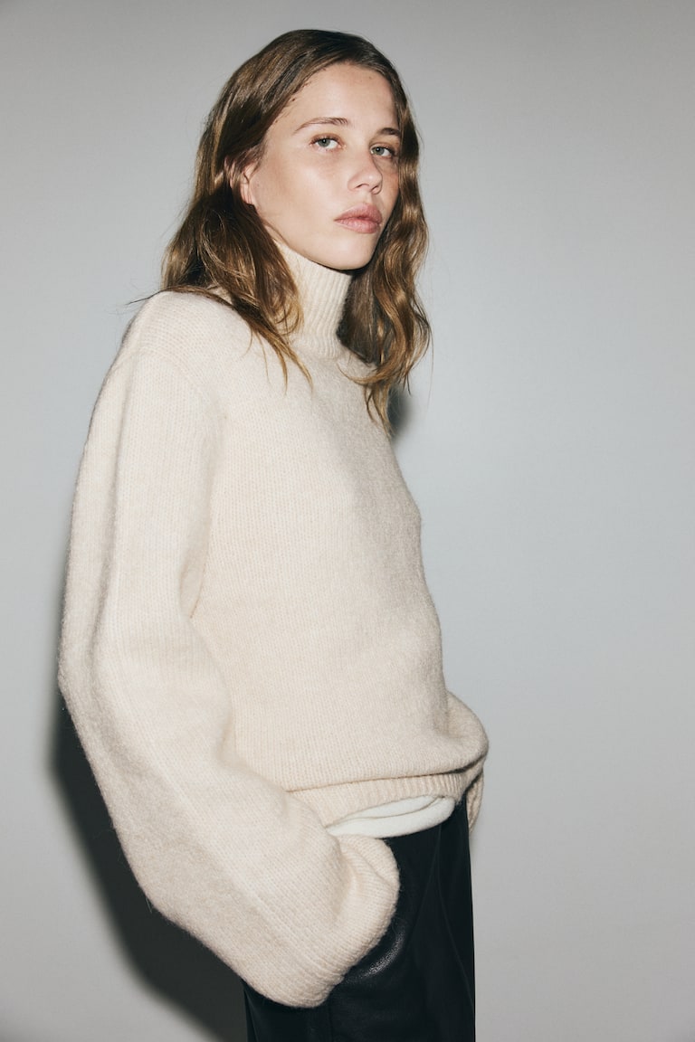 Mock Turtleneck Sweater