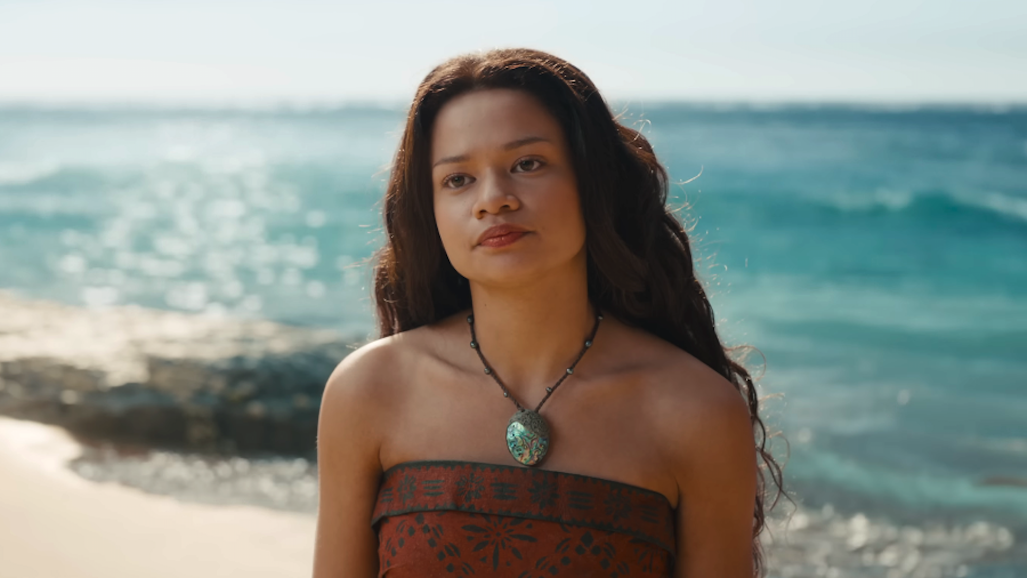Catherine Laga'aia's Moana unimpressed by Maui in live-action Moana