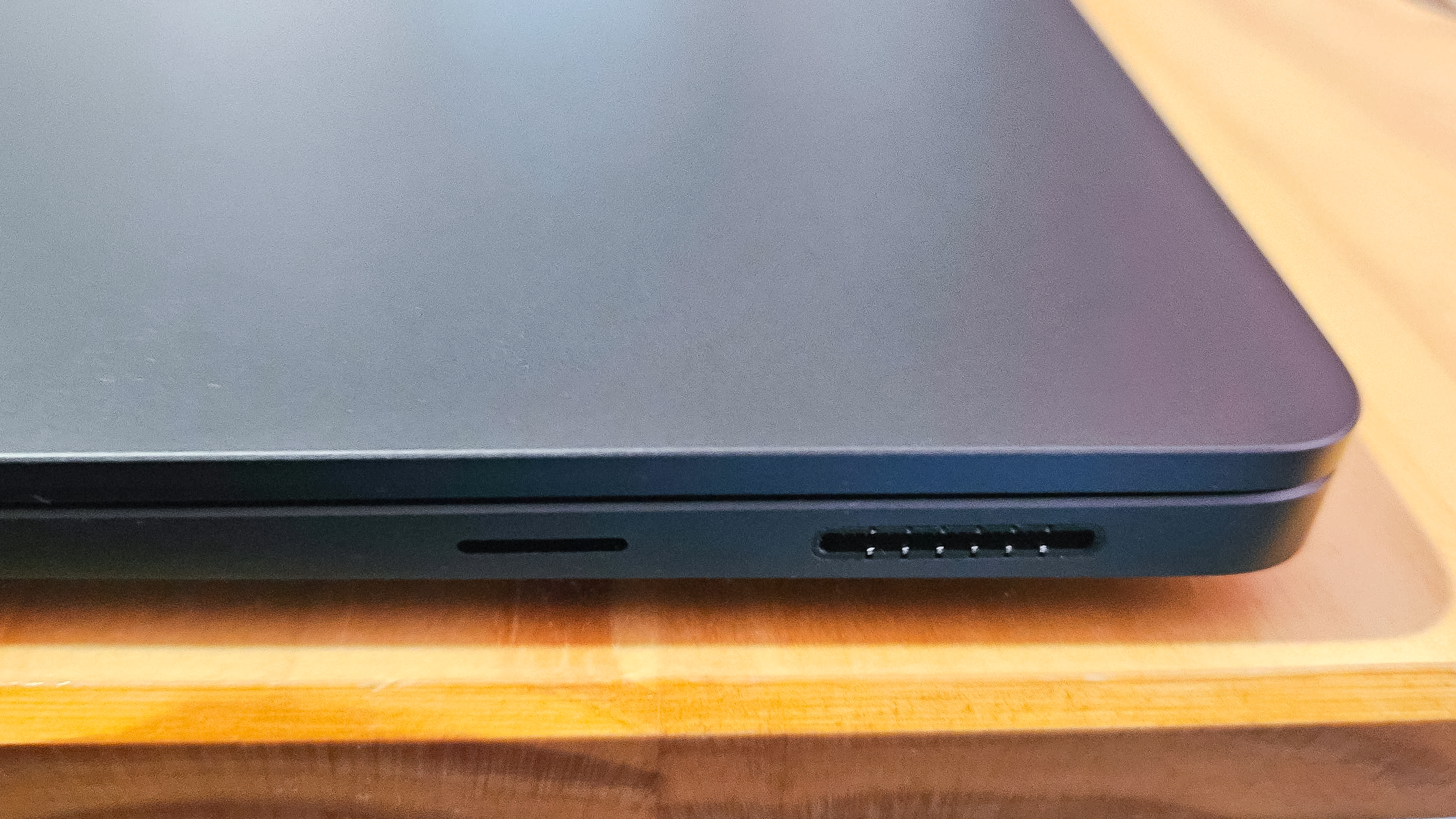 Microsoft Surface laptop on table