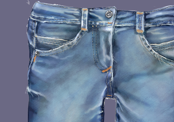 Drazenka Kimpel's fabric tutorial: image showing denim