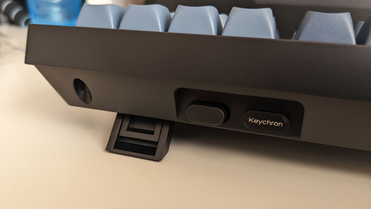 Keychron V6 Max mechanical keyboard during our review