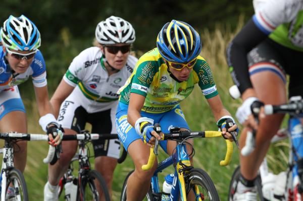 Mosat agressive rider again today was Trixi Worrack (AA Drink)
