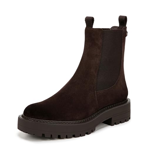 Sam Edelman Women&#039;s Laguna Chelsea Boot Chocolate Brown 7 Medium