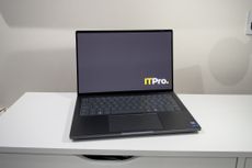 The Dell Pro Max 14 Premium laptop on a desk