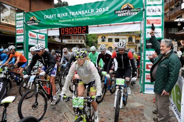 Rolling out for the final stage of the 2012 TranAlp