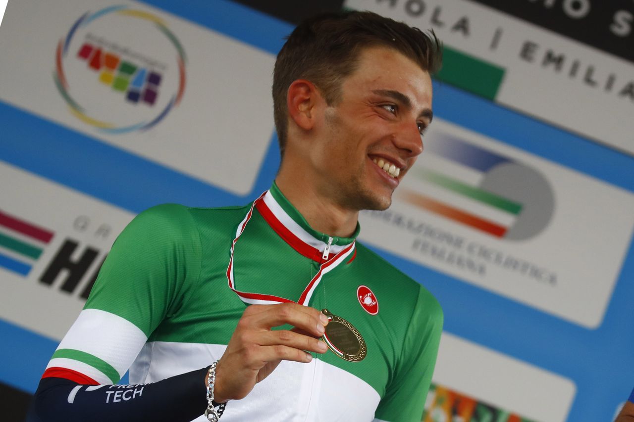 Campionati Italiani Ciclismo su Strada 2021 Faenza Men Elite 457 km 18062021 Matteo Sobrero ITA Astana Premier Tech photo Roberto BettiniBettiniPhoto2021