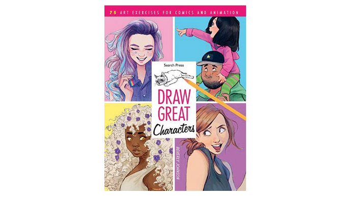 Best drawing books: draw great characters cover