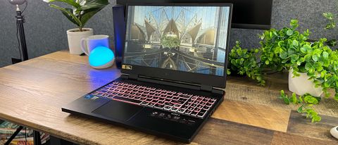 An Acer Nitro 5 (2022) sitting on a desk