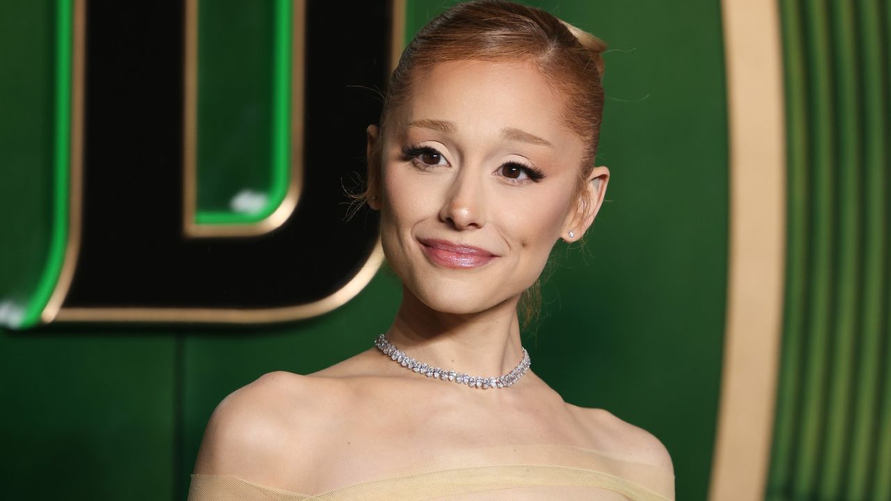 Ariana Grande attends the &quot;Wicked: Part One&quot; European Premiere at The Royal Festival Hall on November 18, 2024 in London