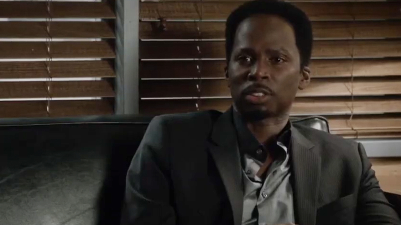 Harold Perrineau in a suit jacket on Sons of Anarchy