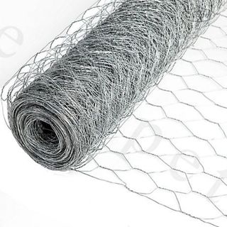 silver chicken wire 