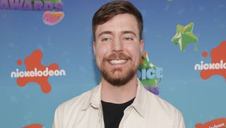 Mr. Beast at the Nickelodeon Kids' Choice Awards 2023 held at Microsoft Theater on March 4, 2023 in Los Angeles, California. (Photo by Christopher Polk/Variety via Getty Images)