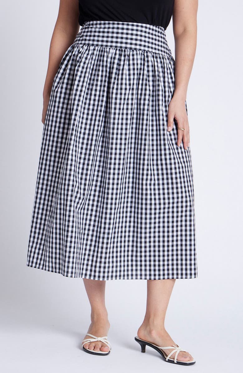 Gingham Maxi Skirt