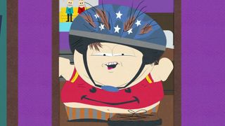 Eric during the South Park episode 'Up the Down Steroid' (season 8, episode 2).