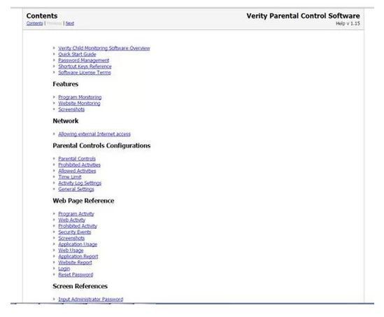 You can access help documentation through Verity&rsquo;s dashboard.