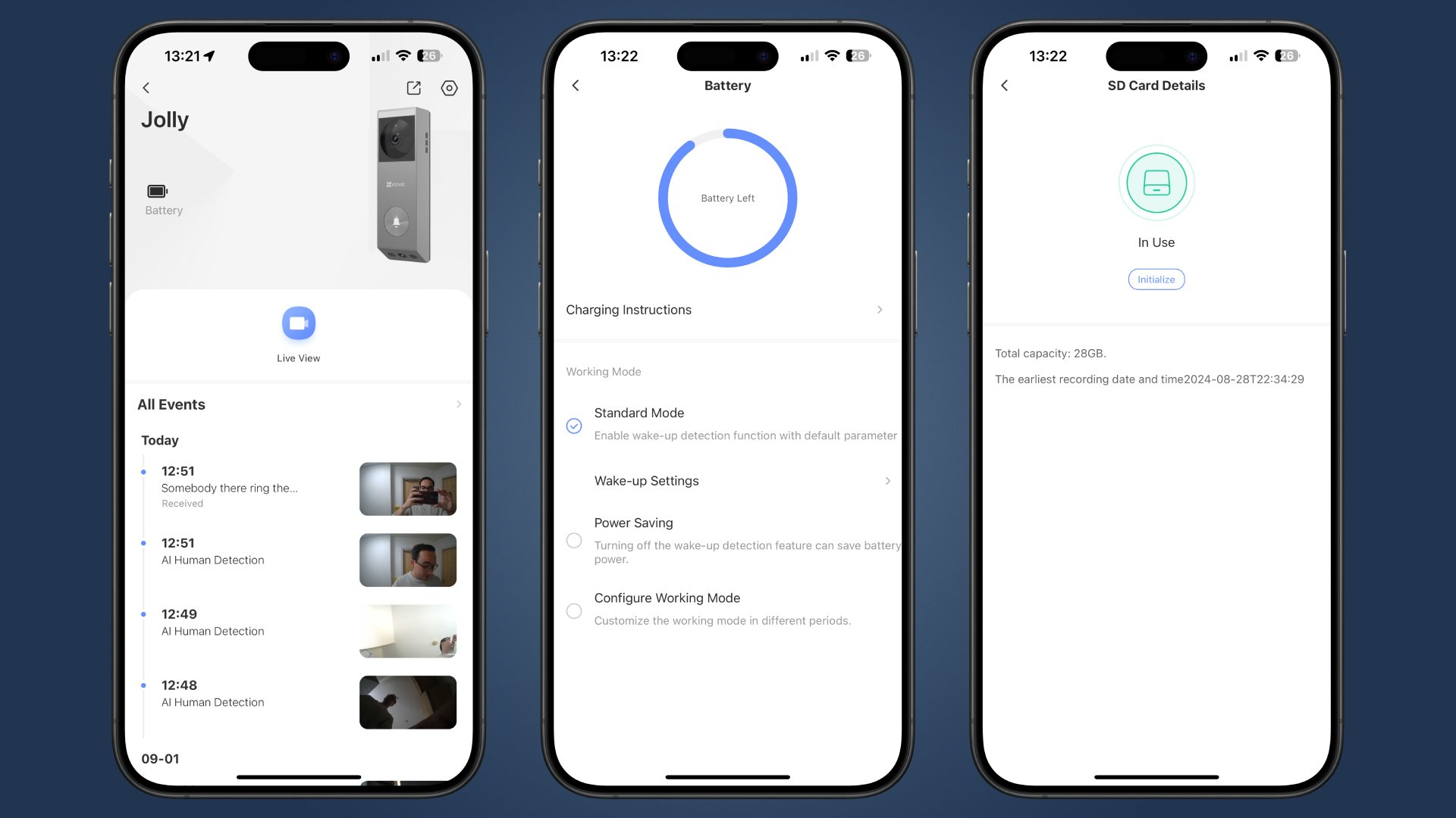 EZViz EP3x Pro video doorbell