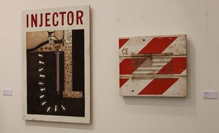 'American Flag' and 'Injector' by Tom Sachs