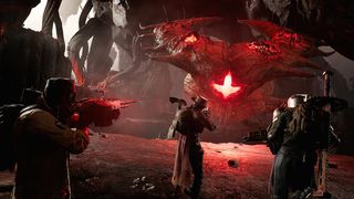 Allies take on a monster in Remnant 2.