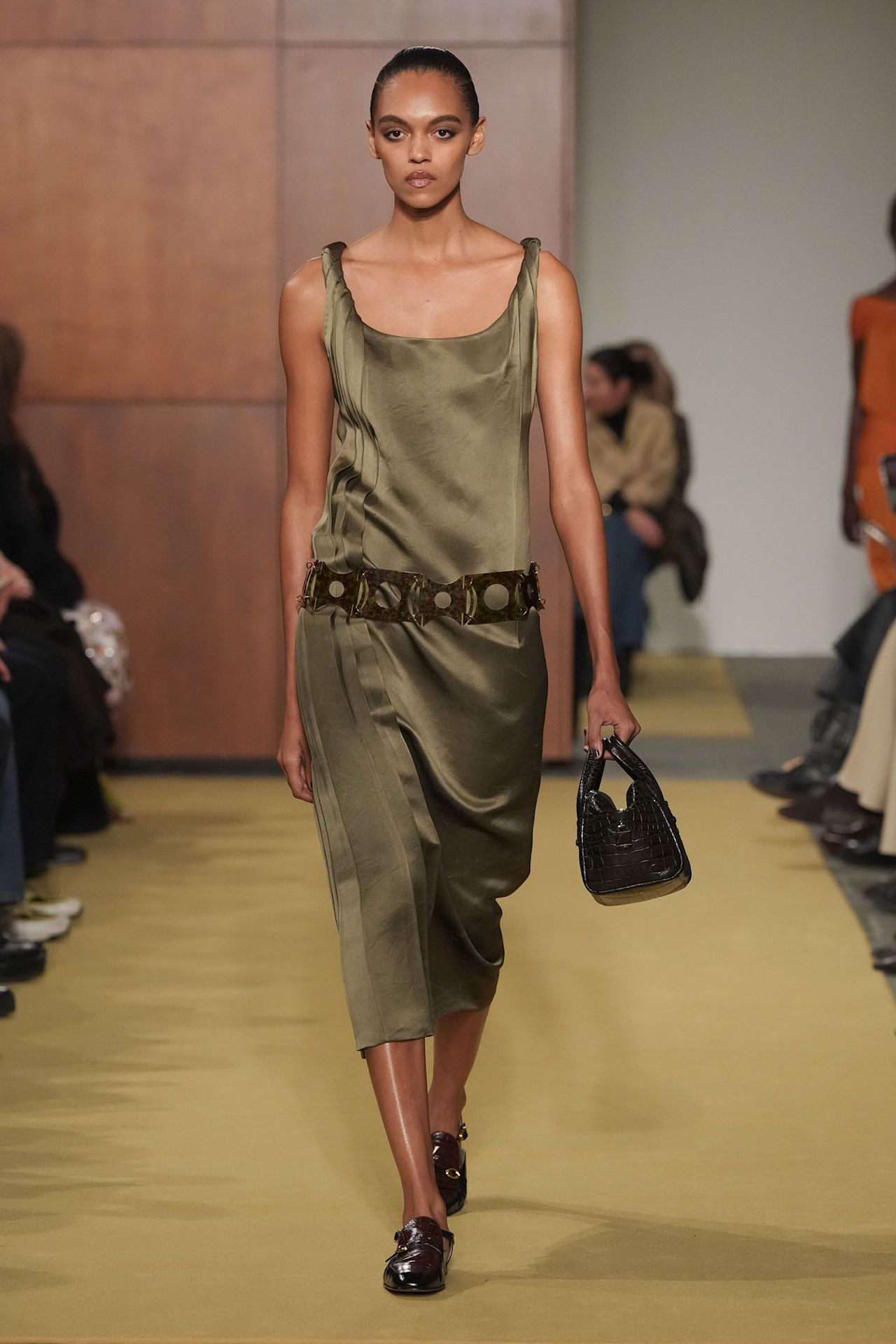 models on the Fall 2026 Tory Burch fashion show runway