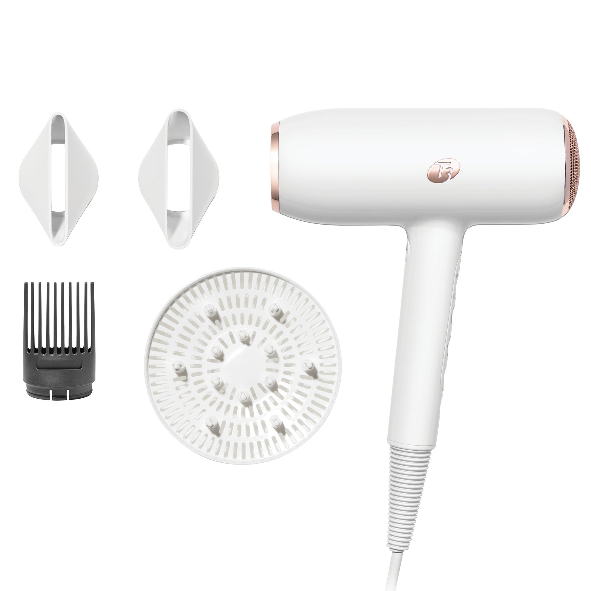 T3, Featherweight Stylemax Professional Hair Dryer - White