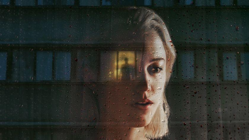 Maika Monroe in key art for Watcher