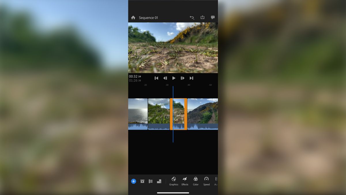 Adobe Rush Interface