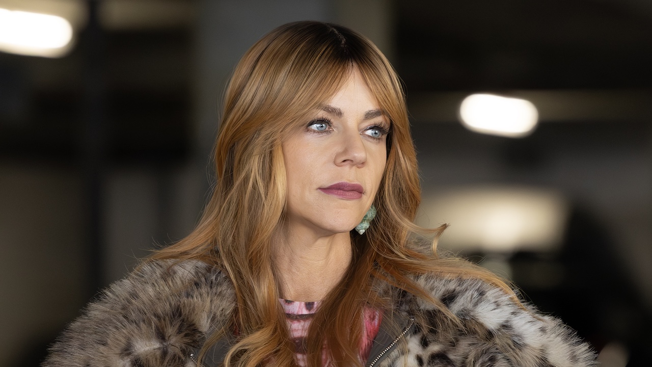 Morgan wearing fur with stern look in High Potential Season 2 finale