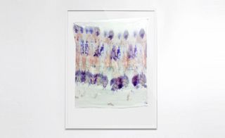 A beautiful Marcin Rusak's flower prints on silk