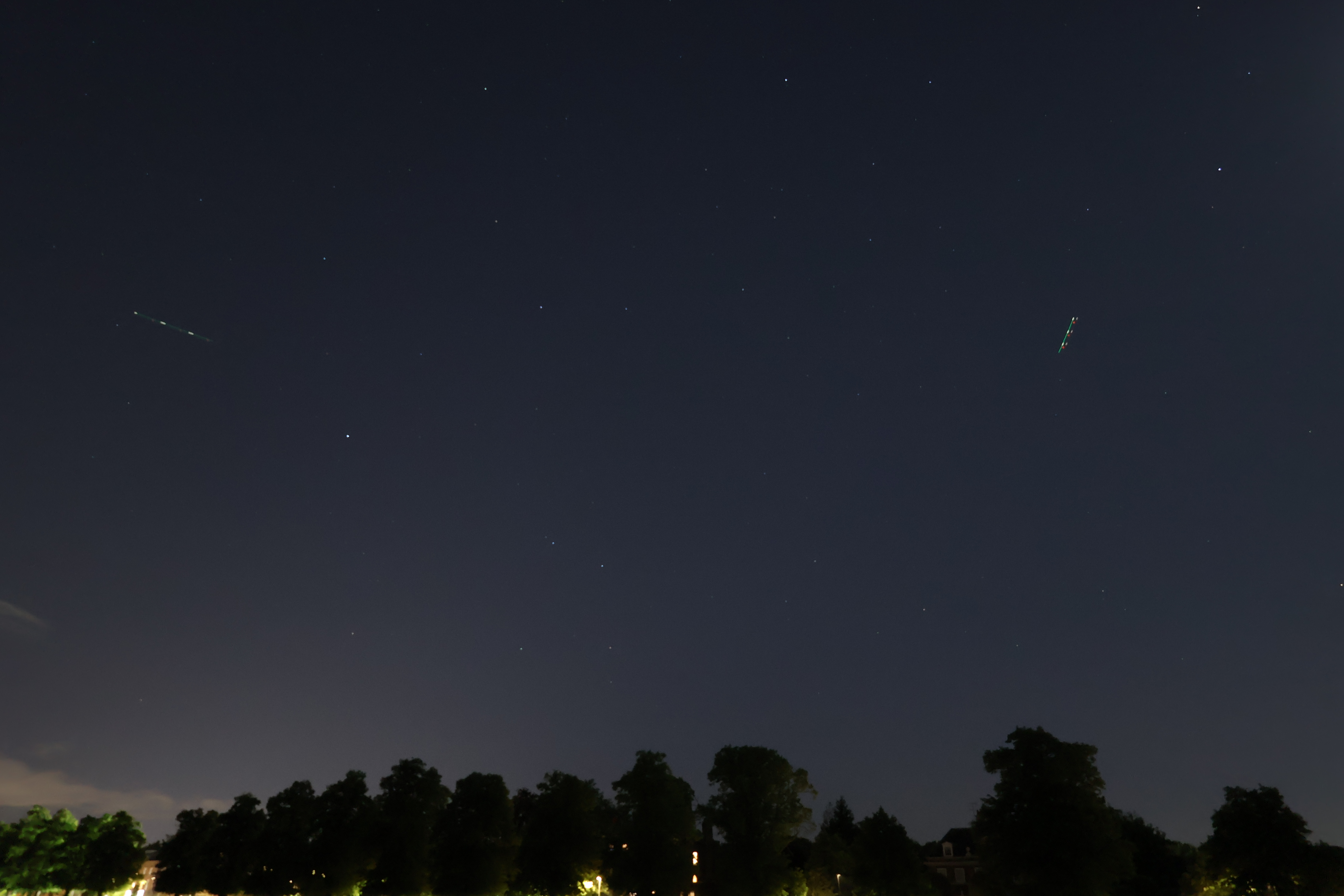 Night sky view taken on Canon EOS R50 V