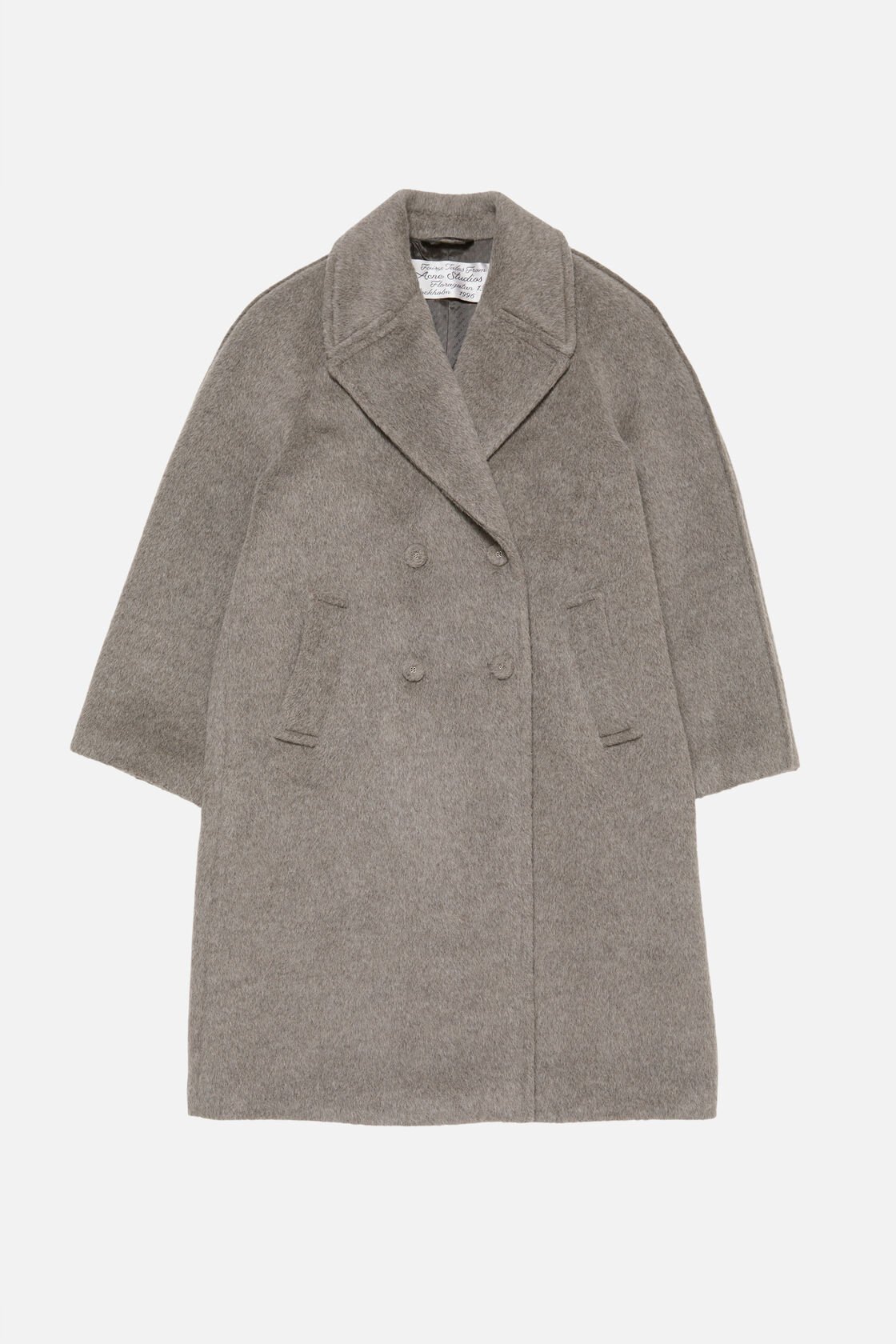 Double-Breasted Wool Coat