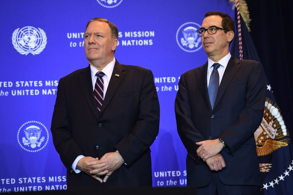 Mike Pompeo and Steven Mnuchin