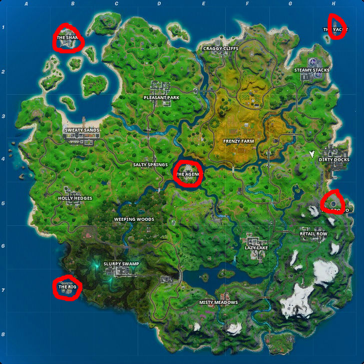 Every vault location in Fortnite Chapter 2 Season 2 | PC Gamer