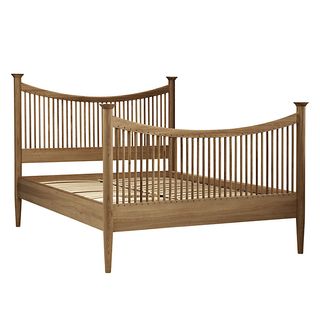 Oak Essence king-sized bed without mattress