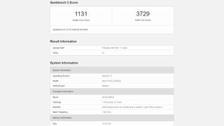 Asus ROG Phone 5 Geekbench listing