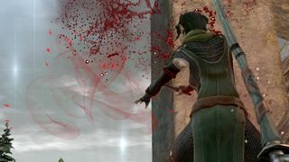 Dragon Age 2 Merril uses blood magic