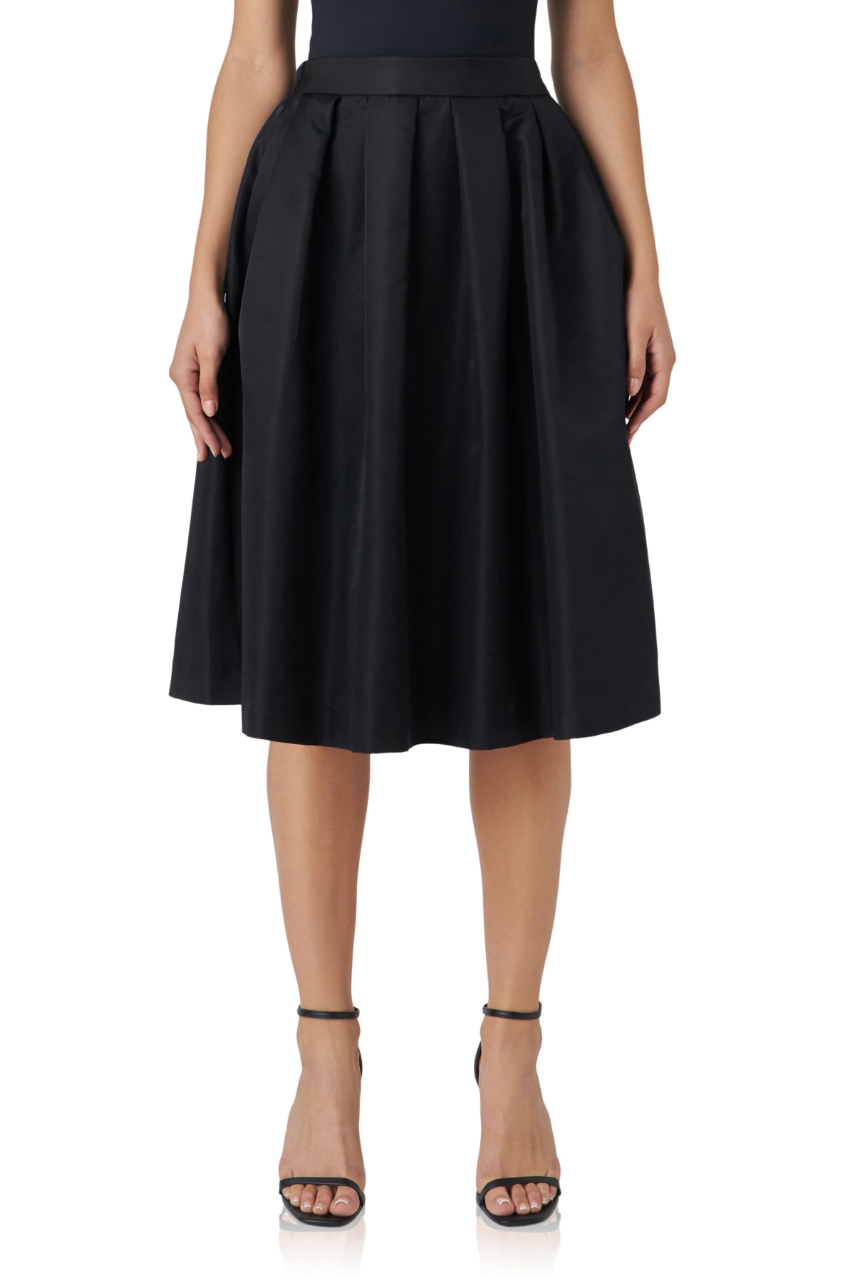 Grey Lab Box Pleated Skirt