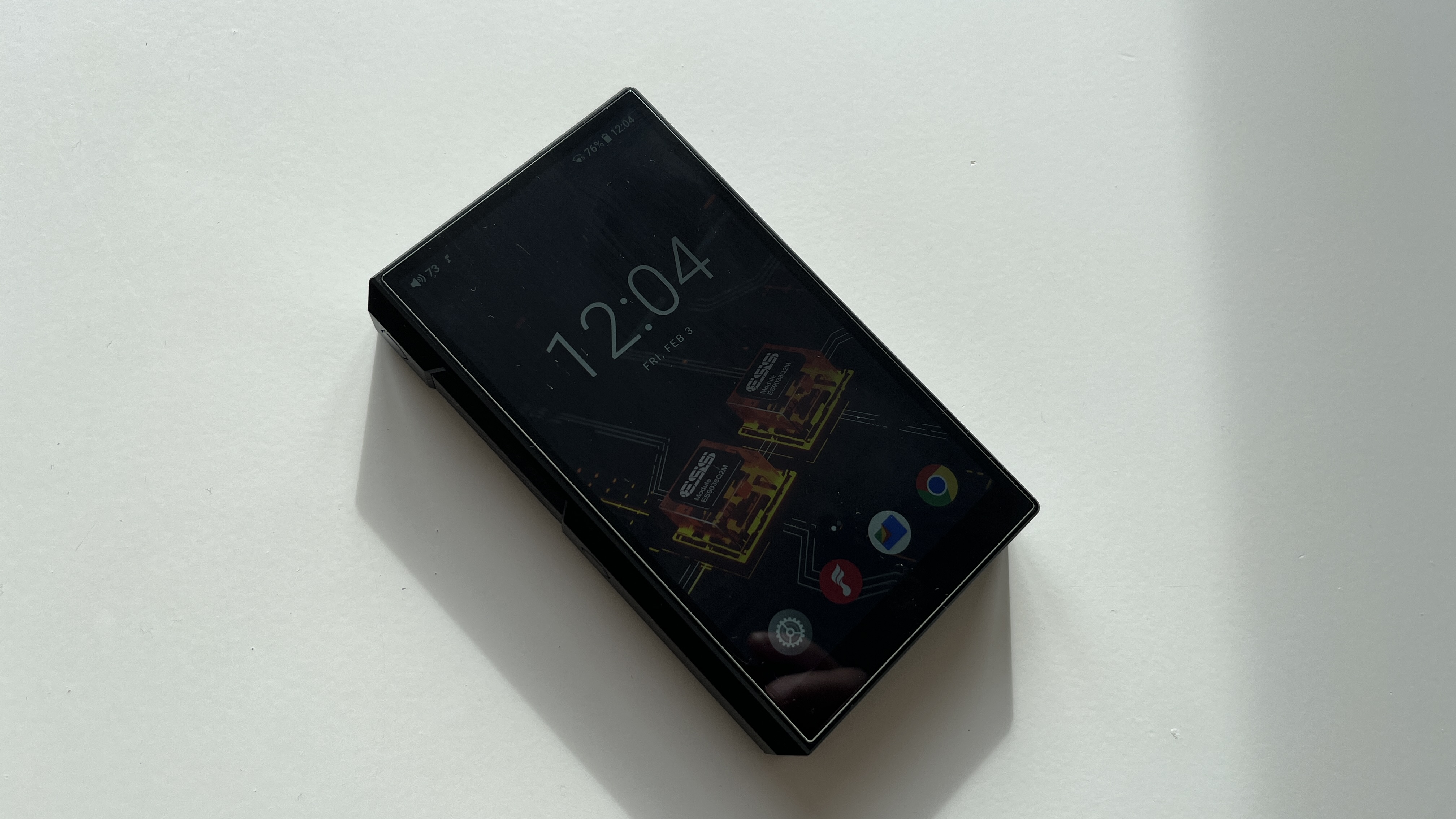 The FiiO M11S music player pictured on a white background