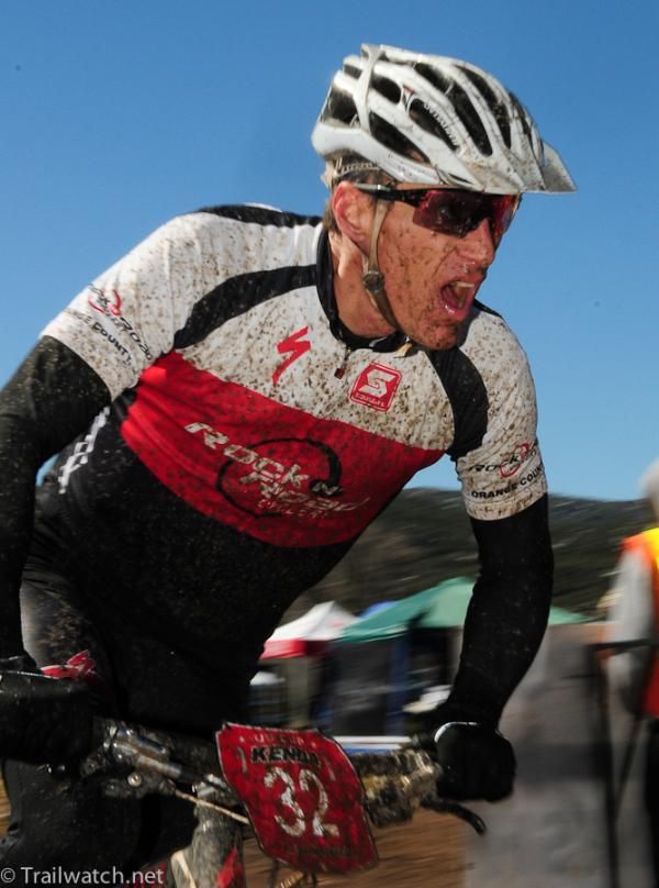 Doug Andrews (Rock n' Road) coming through the start/finish with one lap to go