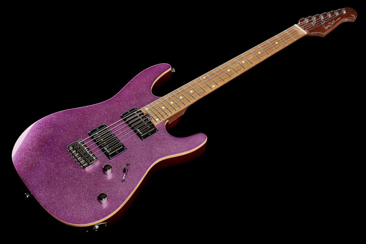 Harley Benton Fusion-III HH HT Roasted Sparkle Pink