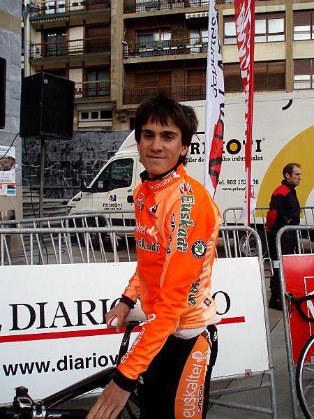 Amets Txurruka (Euskaltel - Euskadi) before the start.