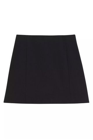 Cotton-Blend Miniskirt