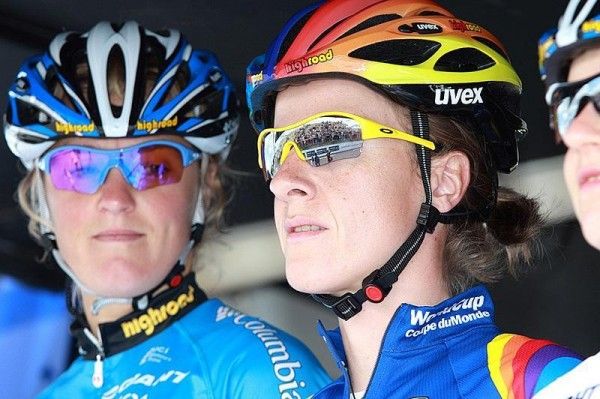 It's not just the men's team that is successful. Judith Arndt is one of many strong women on Team Columbia
